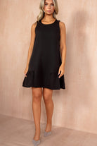 Jane Black Sleeveless Smock Dress
