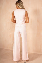 Janika Pink Wide Leg Trousers