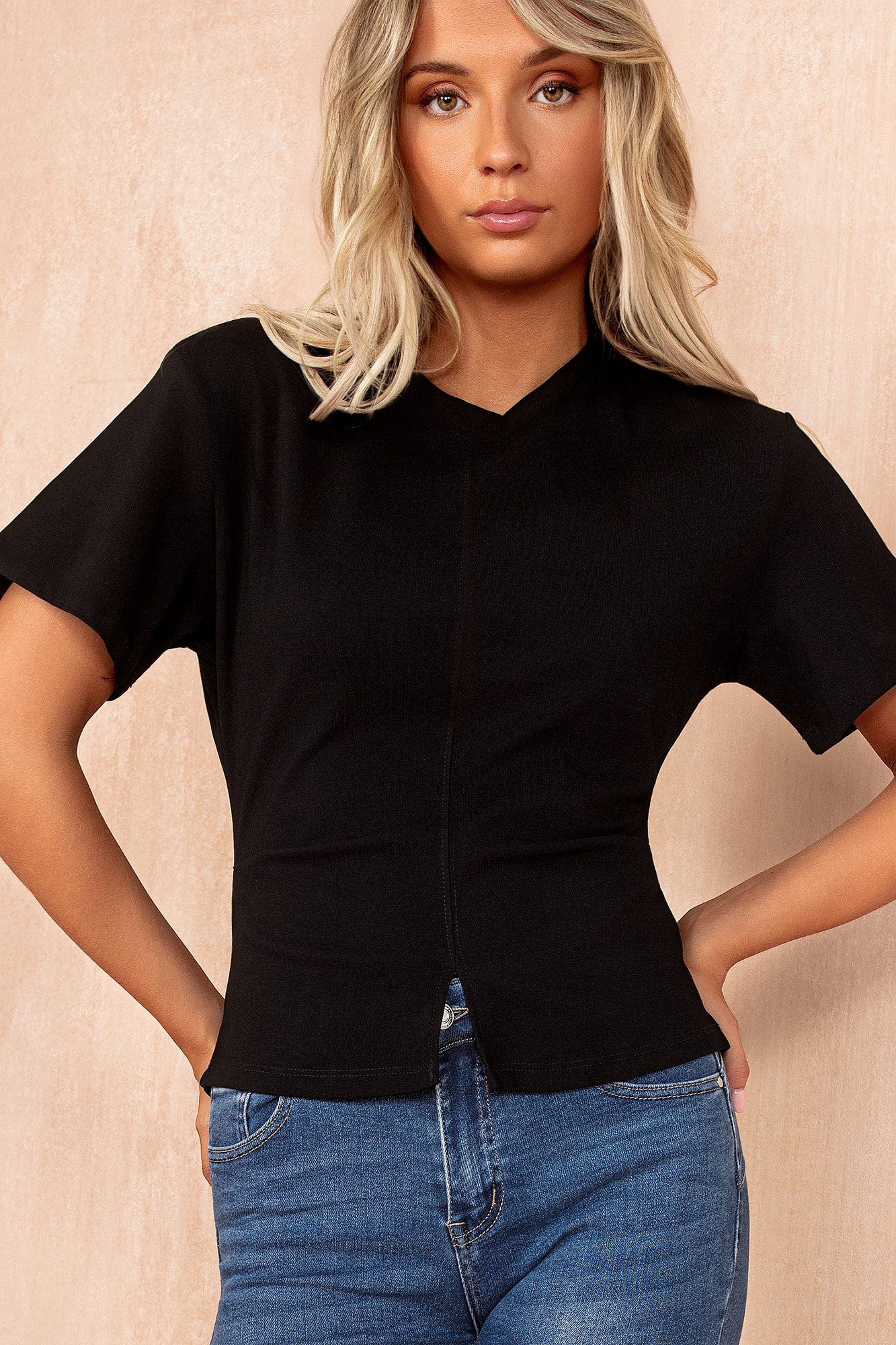 Jayla Black Cinched Waist T Shirt