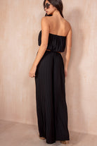 Jayleen Black Pleated Co Ord