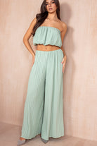 Jayleen Mint Pleated Co Ord