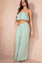 Jayleen Mint Pleated Co Ord