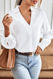 Jemima White Long Sleeve Shirt