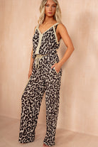 Jenna Leopard Shimmer Co Ord