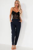 Jenna Navy Tailored Trousers