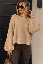 Jillian Stone Knit Batwing Jumper