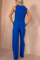 Jo Royal Blue Tailored Straight Leg Trousers
