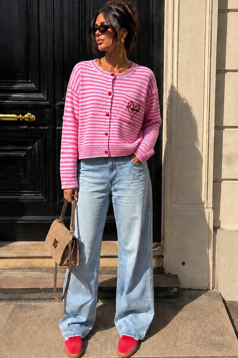 Joanna Pink 'Amour' Knit