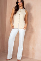 Joanna Stone Knit Waistcoat
