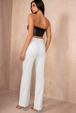 Jordan Cream Stretch Tailored Trousers