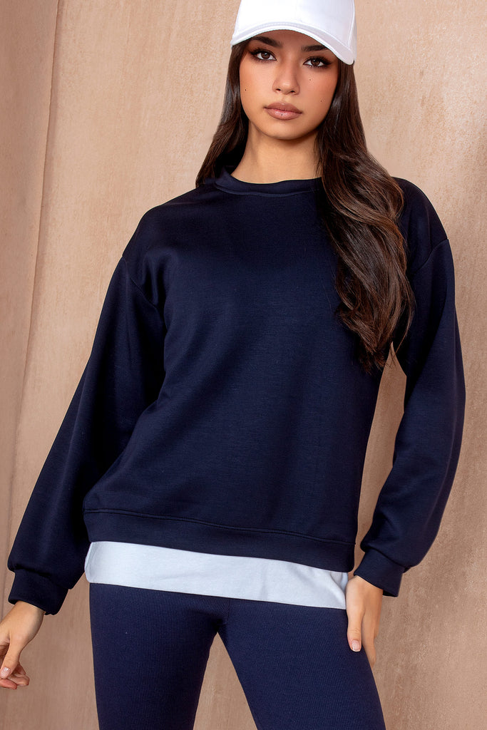 Jordan Navy Sweatshirt