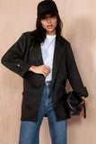 Jules Black Suedette Blazer