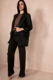 Jules Black Suedette Blazer