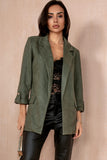 Jules Khaki Suedette Blazer