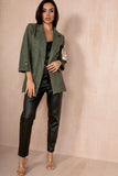 Jules Khaki Suedette Blazer