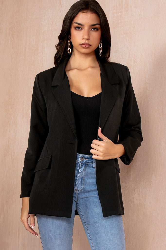 Juliana Black Oversized Blazer