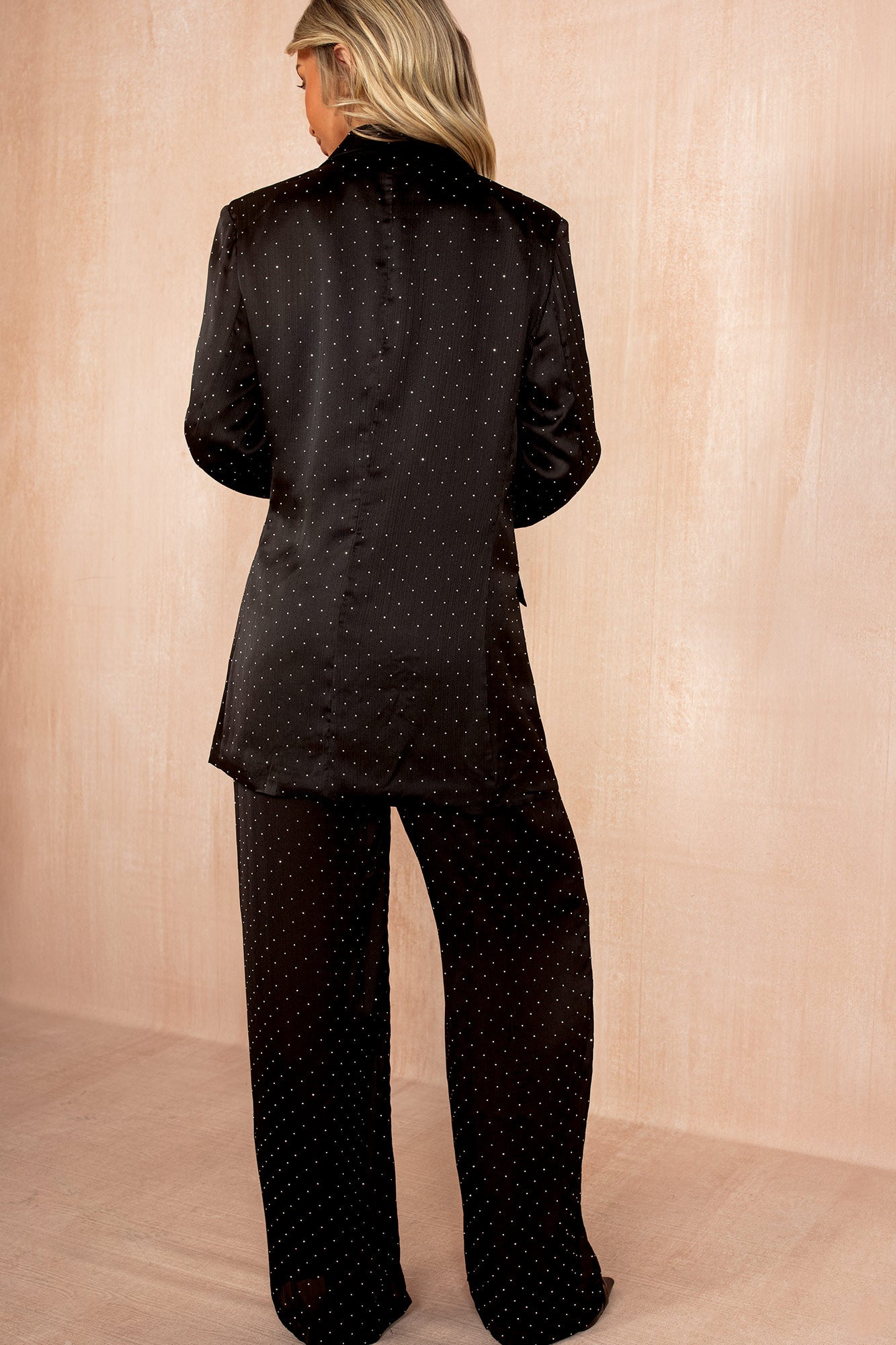 Juliette Black Diamante Trousers