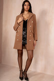 Julissa Camel Double Breasted Coat