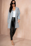 Julissa Grey Double Breasted Coat