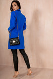 Julissa Royal Blue Double Breasted Coat