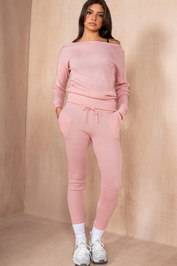 Kacey Pink Knit Co Ord