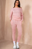 Kacey Pink Knit Co Ord