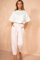 Kahlani Pink Balloon Fit Jeans