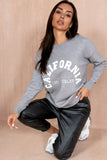 Kalila Grey 'California LA' Knit Jumper