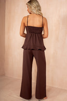 Kate Chocolate Cami Co Ord