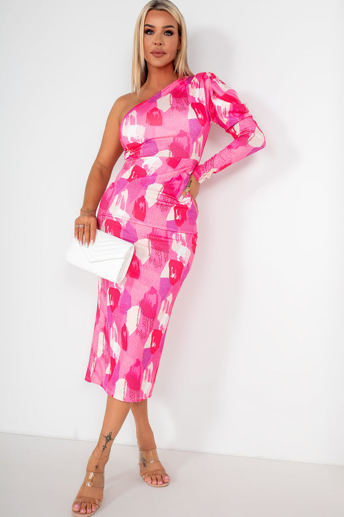 Kate Pink Print Dress