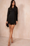 Kathy Black Blazer Dress