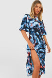 Kaylee Blue Print Dress
