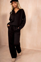 Kendal Black Polo Style Co Ord