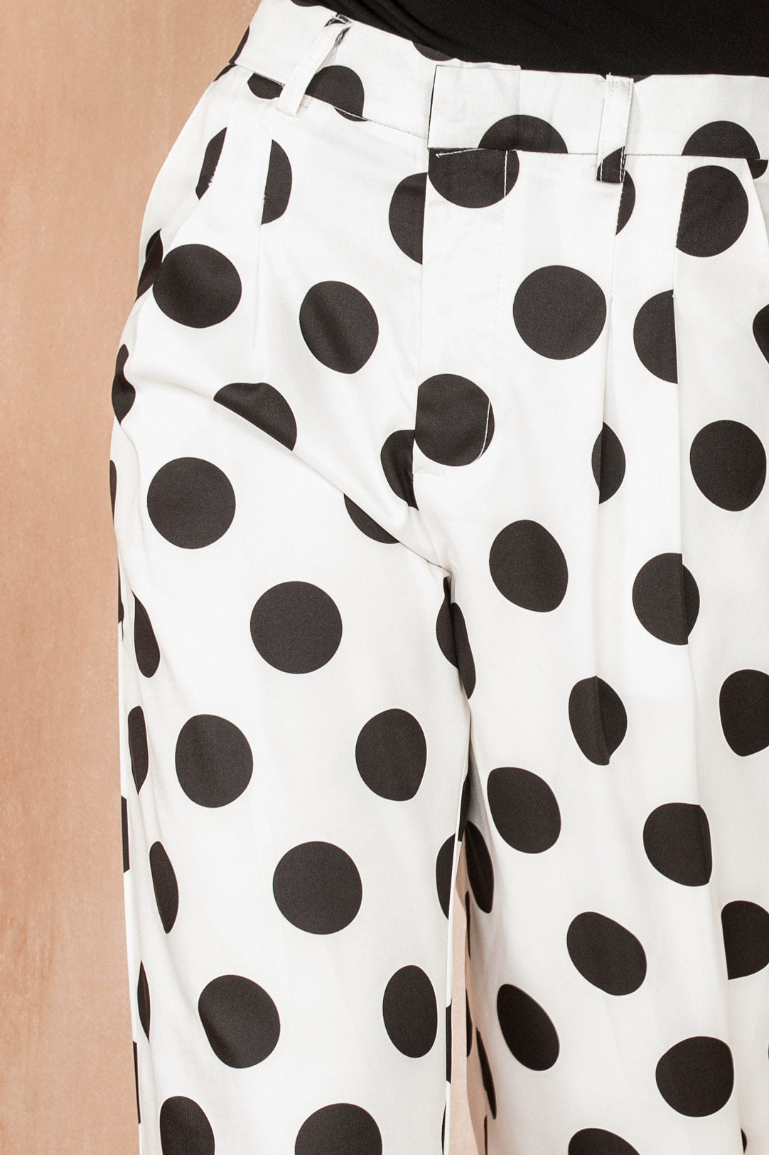 Kenya Monochrome Polka Dot Trousers