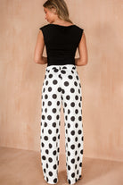 Kenya Monochrome Polka Dot Trousers