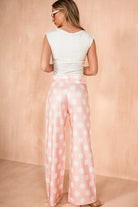 Kenya Pink Polka Dot Trousers