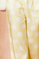 Kenya Soft Yellow Dot Trousers