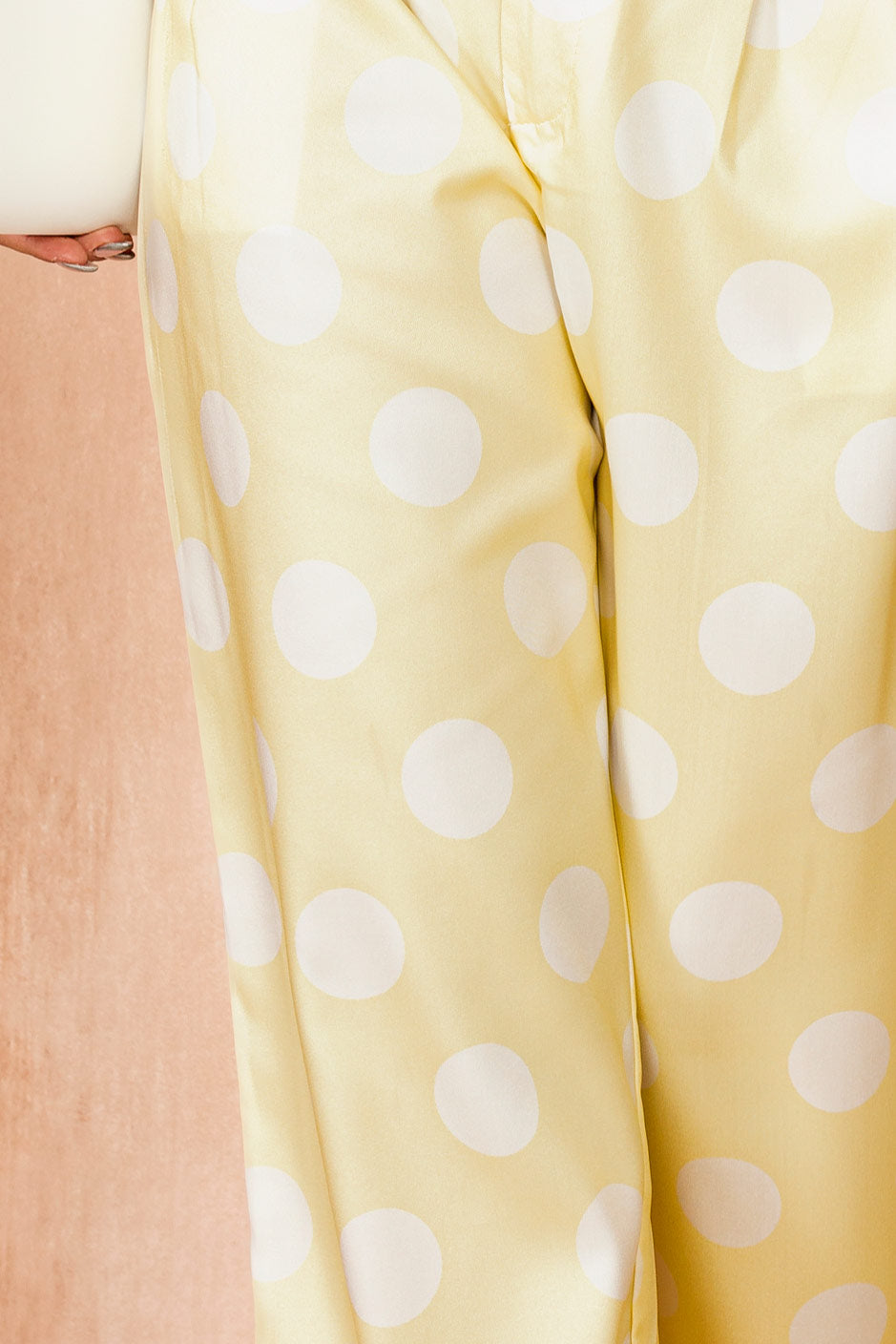 Kenya Soft Yellow Dot Trousers