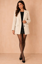 Keyla Cream Wool Blazer