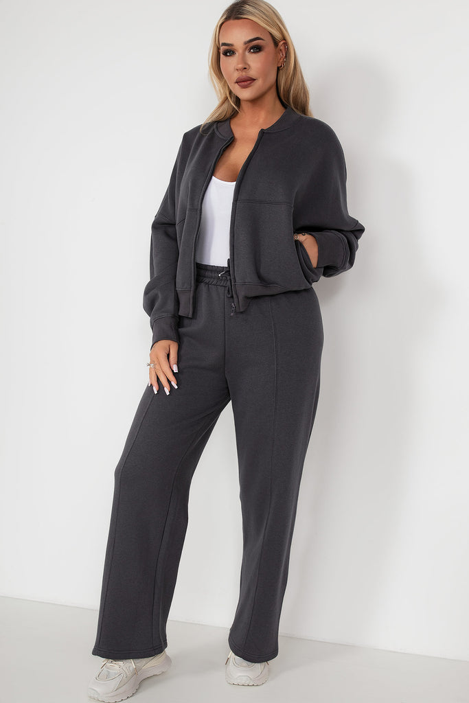 Kylie Charcoal Trouser Co Ord