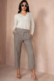 Kyrie Taupe Cigarette Trousers
