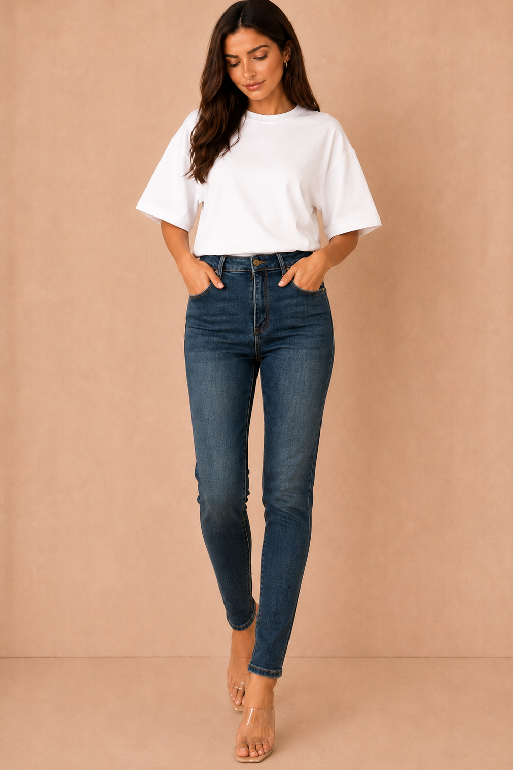 Laney Blue Denim Skinny Jeans