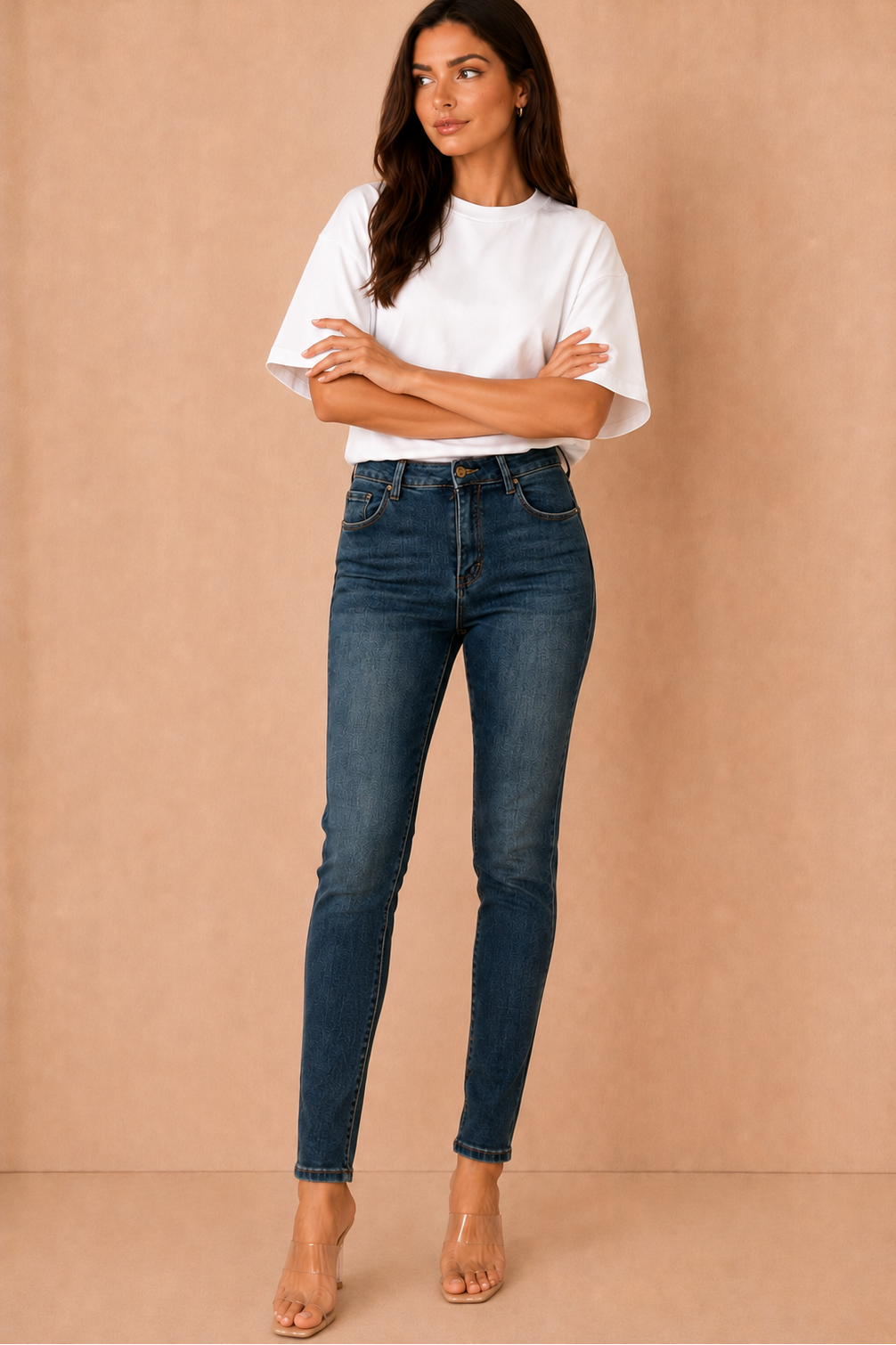 Laney Blue Denim Skinny Jeans