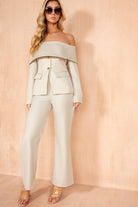 Laura Stone Straight Leg Trousers