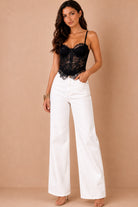 Lauren Black Lace Corset