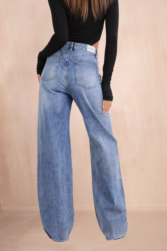 Lena Blue Wide Leg Jeans