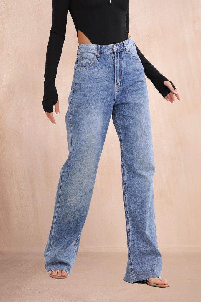 Lena Blue Wide Leg Jeans