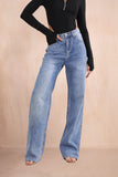 Lena Blue Wide Leg Jeans