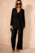 Lennie Black Blazer Suit