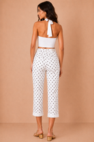 Lennon Cream Polka Dot Jeans
